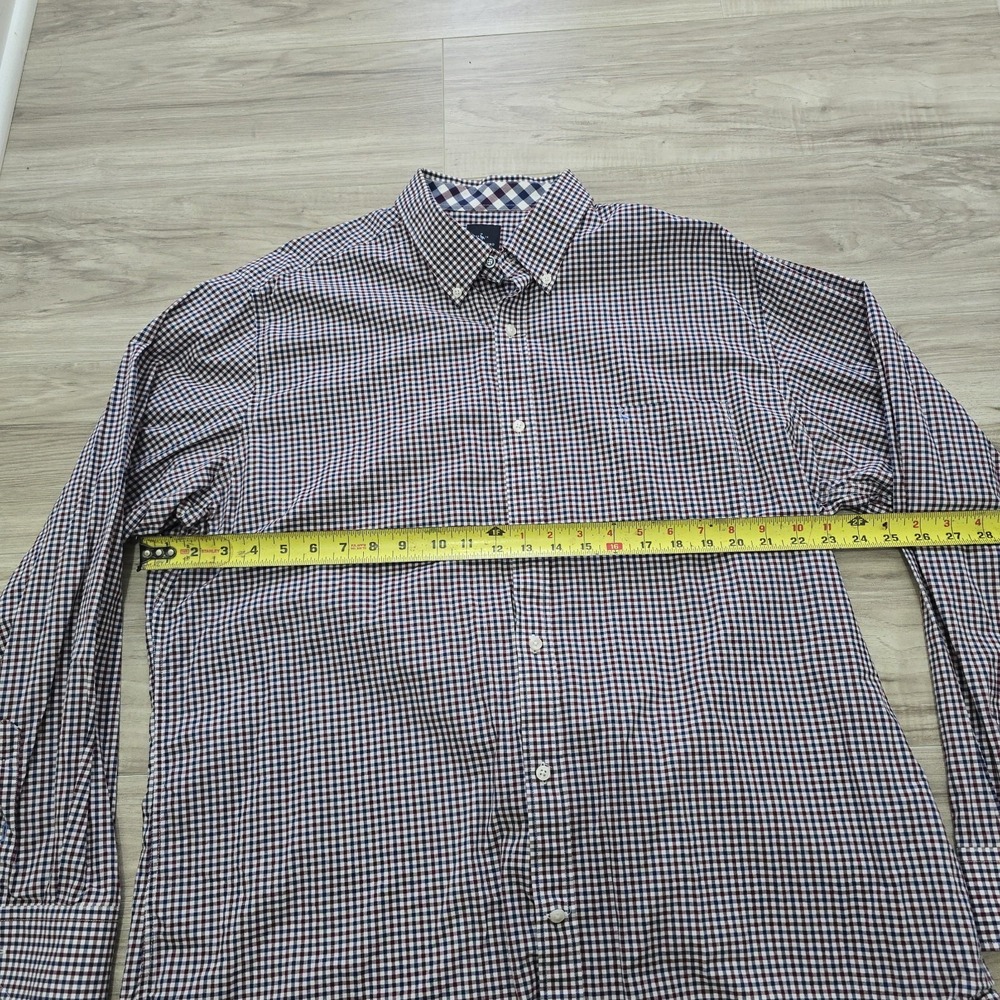 Tailorbyrd Shirt Mens Button Shirt Blue Red Check 2XL - Picture 8 of 11